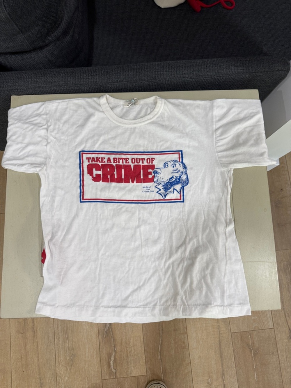 Vintage McGruff, the crime dog T-shirt